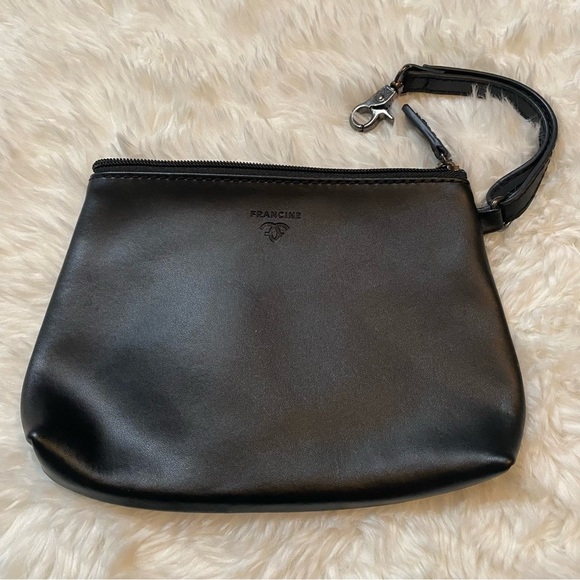 Francine Black Wristlet Wallet - Picture 1 of 5